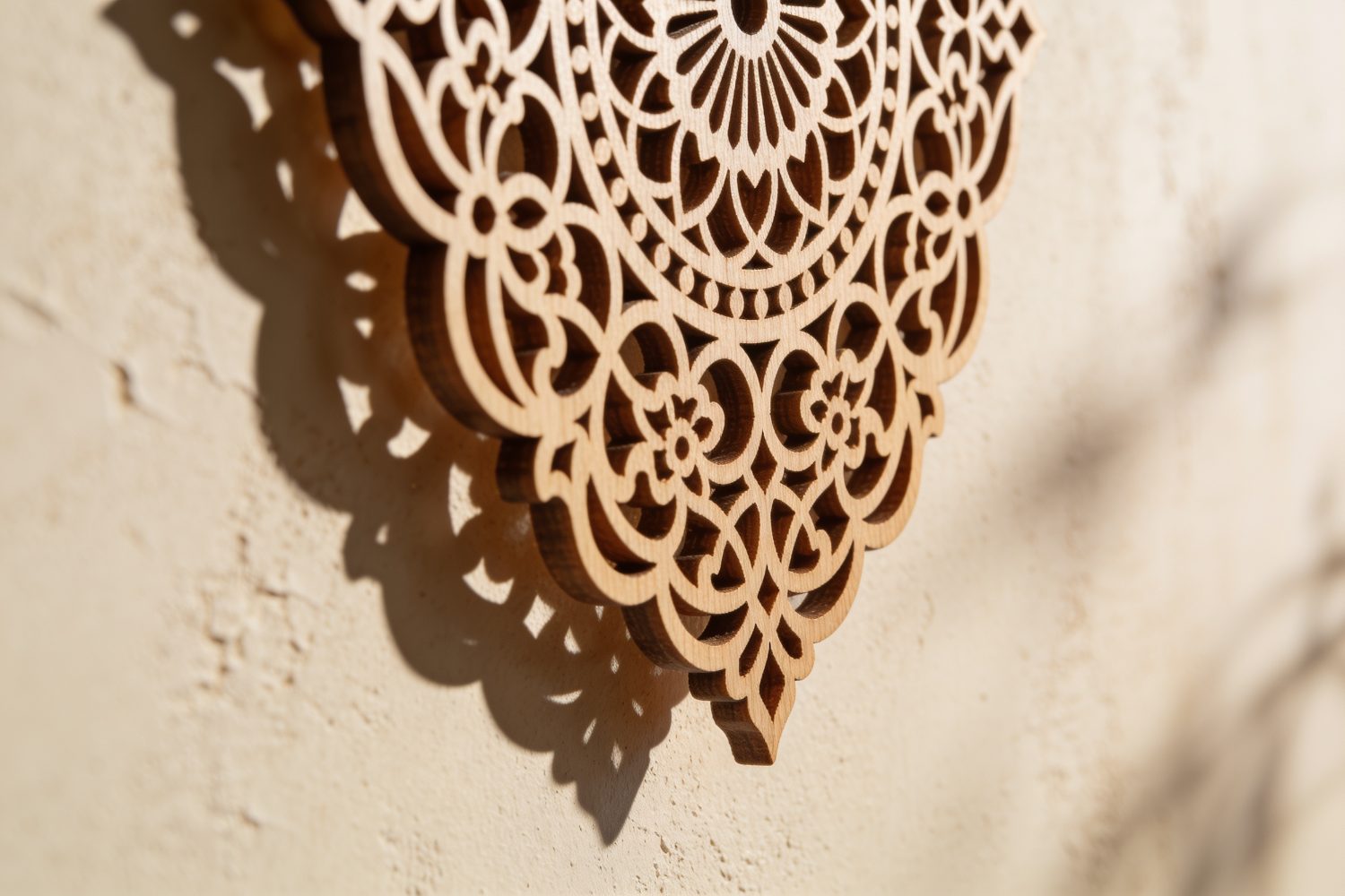 Intricate cut décor piece